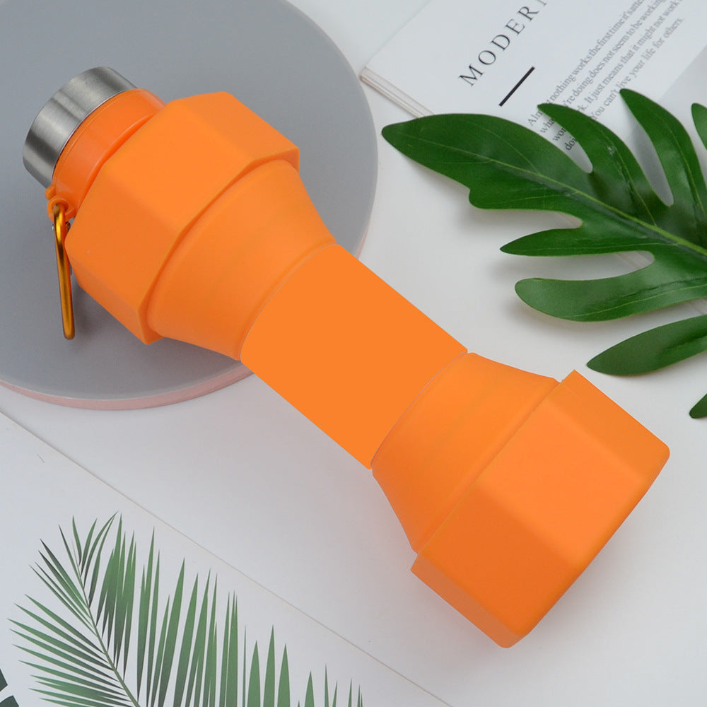 Velora Dumbell Shaped Collapsible Silicone Water Bottle