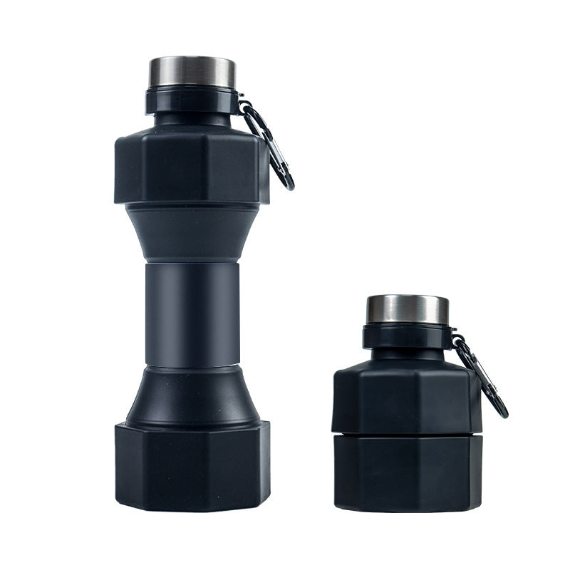 Velora Dumbell Shaped Collapsible Silicone Water Bottle