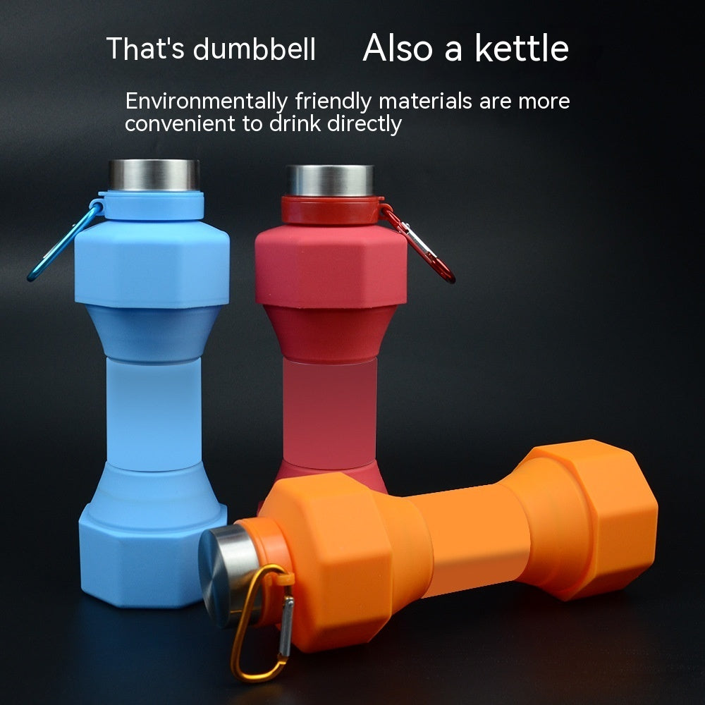 Velora Dumbell Shaped Collapsible Silicone Water Bottle